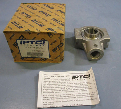 IPTCI Bearings SUCSTRS205-16 Take Up Bearing 1" Bore Set Screw Lock