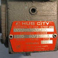 HUB CITY 022047620185 60:1WR 56C WORM GEAR REDUCER 1" Bore
