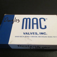 MAC VALVES INC SOLENOID VALVE 52A31A0ADMDDAA1BA