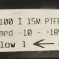 Burkert 8801 2100 I 15M PTFE Angle Seat Valve 2-Way 2-Pos 316 SS Body
