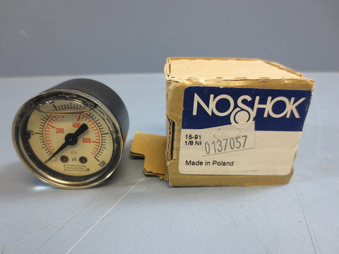 Noshok 15-910-100 15910100 Pneumatic Gauge Regulator 0-100 Psi