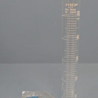 Lot of 4 Pyrex Graduated Hex Base Cylinder: 50mL, 3022