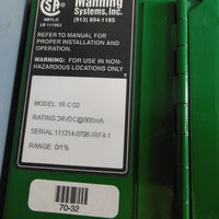 Manning IRF40/1%N1 CO2 Sensor IRCO2 0/1% Range