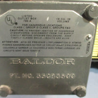 BALDOR Motor 1 1/2 Hp, 3450 Rpm, 143TC 208230/460 Vac, 3 PH VM7018T SBT261140