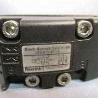 Bosch Rexroth MECMAN  Solenoid Valve 0793106718