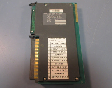 Allen Bradley 1771OZ Ser. C Contact Output Module (8 N.O.) Used