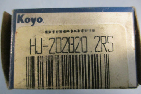 Koyo HJ-202820 Needle Roller Bearing 1-1/4" ID 1-3/4" OD 1-1/4" W (Lot of 2)