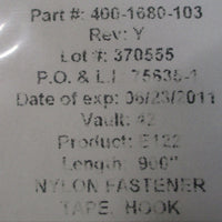 Velcro 4001680103 Nylon Fastener Tape, Hook 3/4" x 900" (25yd) White 154359