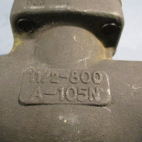 Walworth 5540S Check Valve, Horizontal Lift, 1975 PSI, 1 1/2800 A105N