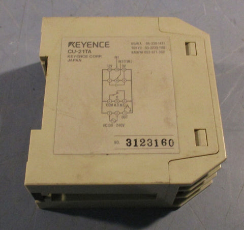 Keyence CU-21TA Power Supply Sensor Control Unit