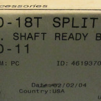 Rexnord Sprocket NS7700-18T Split 1-1/2" Shaft Ready Bore