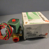 ASCO Red Hat Solenoid Valve 1/2" NPT, 24V DC Watertight Coil 8210G002