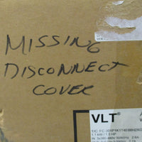 Danfoss VLT 134L2642 Variable Speed Frequency Drive 1.1 kW  1.5 HP Missing Cover