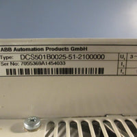 ABB DCS 500 Drive DCS501B0025512100000/DCS501B00255121P200