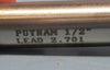 Putnam 1/2" Lead 2.701 Cobalt 4 Flute Professionally CNC Resharpened End Mill