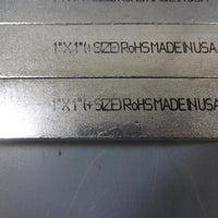 New Lot of 4 WWG361000100012 5VE49 1"x1" 12" Keystock Zinc Coated