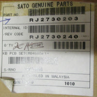 Sato Genuine Parts RJ2730203 / RJ2730240 Operator Panel PCB Set M8460Se