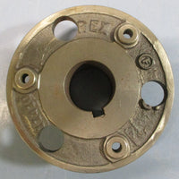 (NOS) Rexnord 162 AMR Coupling Hub 13/8" Bore 23/4" Hub OD, 49/16" Flange OD
