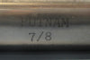 Putnam 7/8" Cobalt Lead 4.761 51802 4FL Pro CNC Resharpened End Mill