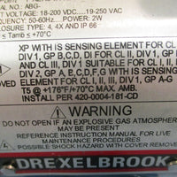 Ametek Drexel Brook PXLX3Integral Series Point Level Control 18200VDC 19250AC