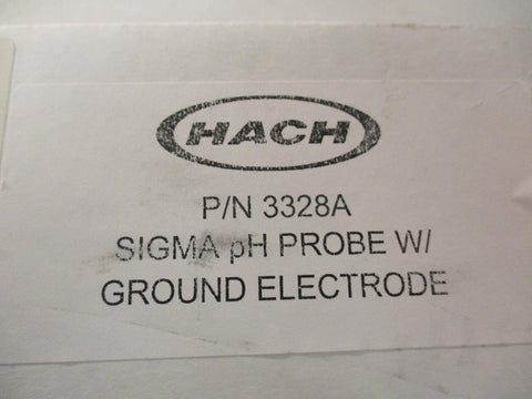 AMERICAN SIGMA 3328 A pH Sensor Probe W/ Ground Electrode 25Ft Cable