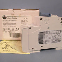 ALLENBRADLEY INDUSTRIAL CIRCUIT BREAKER 20A SER. A 1489A2D200