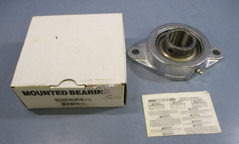 Hub City FB260NX1-1/2 2 Bolt Flange Block Bearing 1-1/2" Bore Nickel Plated