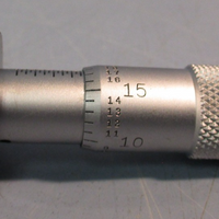 Starrett Micrometer Head 01/2" Range No. 261 Athol, Mass U.S.A w/Roller Bearing