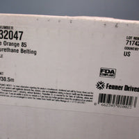 Fenner Drives 1032047 Eagle Orange 85 Polyurethane V-Belting B/17 Profile 100'