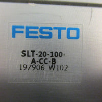 Festo SLT20100ACCB Pneumatic Mini Slide 100mm Stroke 20mm Piston Dia