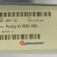Phenomenex 00G4097E0 HPLC Column 250mm x 4.60mm Prodigy 5u 0DS3 100A
