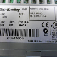 Allen Bradley 1794IB16 Flex I/O Input Module 1031.2V Vdc