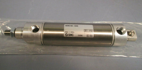 SMC Round Body Air Cylinder, Double Acting, Single Rod NCMC1060200