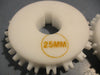 s1100 Intralox Sprocket 16 Double teeth 6.1 PD 3-1/8" 25MM Round Bore Lot of 4
