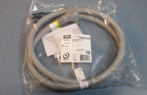 Hubbell PG2004PA005 Linkosity Female Cable Right Angle 20A 600VAC 4 Pole 5' NIB