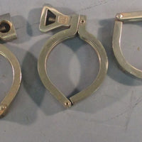 Unbranded Tri Clamp Used Sanitary Clamp Single Hinge 2-11/16" ID Lot of 5