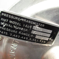 Rosemount RMT Model 140 A1C2 Pressure Transmitter Pressure Range 05000 PSI