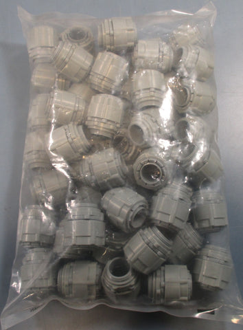 KSS 0615 Flexible 3/4" Conduit Adaptor BG26 Nylon 66 Grey 50pcs New