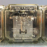 Potter & Brumfield KRPA14AN120 Relay (Lot of 2) And KRPA11AN120 Relay (1)