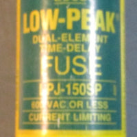 Cooper Bussmann LPJ150SP Dual Element Time Delay Fuse Class J 600VAC 300VDC