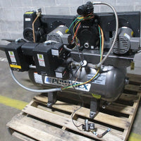 Powerex Air Compressor 90 PSI / 4 CFM AD005144 Dual 1/2 HP Duplex 30 Gallon
