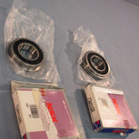 NSK Bearings 6207VVNRC3 Snap Ring Bearing 1.35" Bore 3" OD Lot of 2