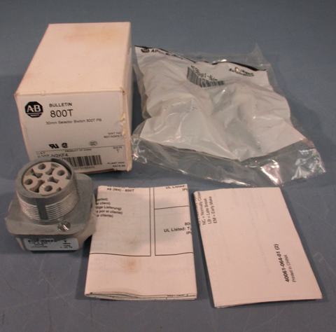Allen Bradley 800TN2KF4 30mm Selector Switch 800T PB Series T