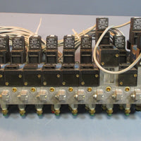 Festo 9 Spot Manifold Assembly w/ 10 Valve Units and 2 Regulators