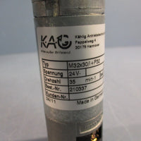 KAG M32X30/I+P32 Planetary Gearhead w/24VDC Motor M32 35rpm 210337 i=93:1