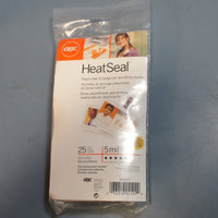 Lot 17 GBC HeatSeal 5 Mil 25 Pack (425) Badge Sized Laminated Pouch w/ Clips