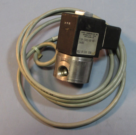 Versa Valve ESM230180HC24VDC 0100PSI 10W 1/4" NPT Used