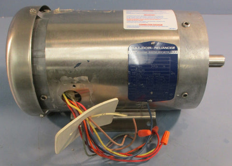 Baldor IDCSWDM3558T SS Washdown Inverter Drive Motor 2HP 1750/4500RPM 7/8" Shaft