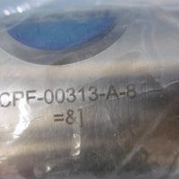 New BIMBA CPF00313A8 Pneumatic Cylinder 8” Stroke 3/8” Bore