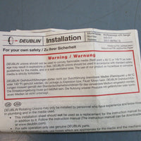 Deublin 2620143157 Rotary Union Oil/Air ¼NPT 81 FLNG New